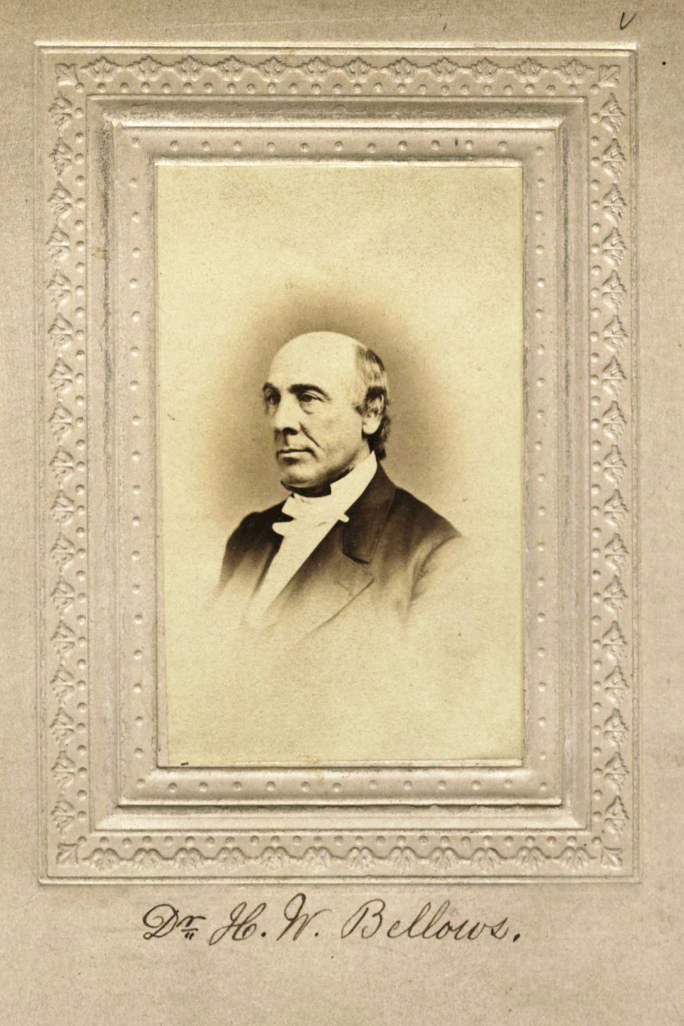 Member portrait of Henry W. Bellows
